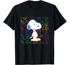 Peanuts - Smile Rainbow Snoopy T-Shirt